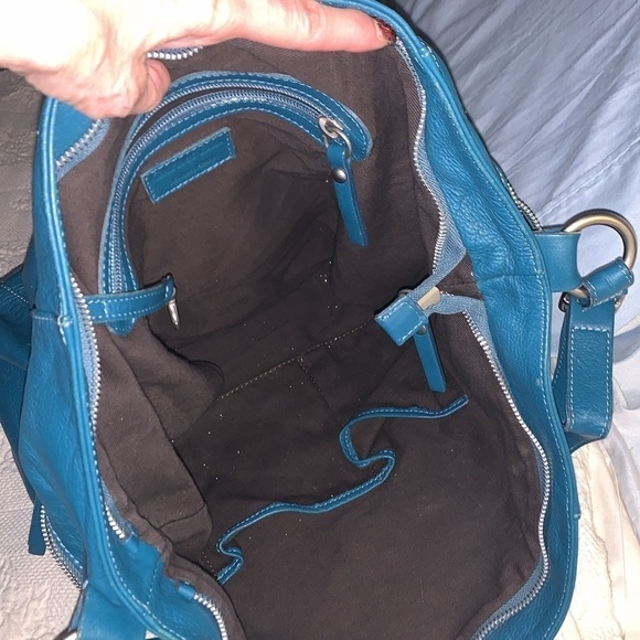 Large leather Garrett Hill made in Italy tote bag - Picture 6 of 10